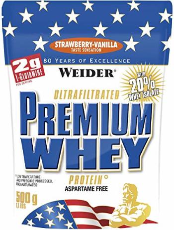 WEIDER Protein Premium Whey,  - jahoda-vanilka 500 g
