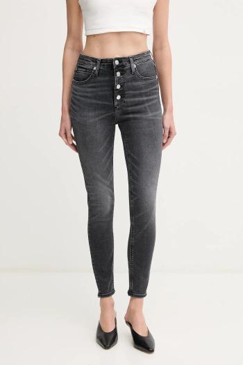 Rifle Calvin Klein Jeans čierna farba, J20J225509