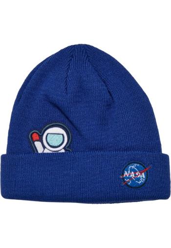 Mr. Tee NASA Embroidery Beanie Kids royal - S/M