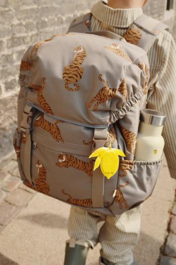 Detský ruksak Konges Sløjd CLOVER SCHOOLBAG šedá farba, veľký, vzorovaný, KS103457