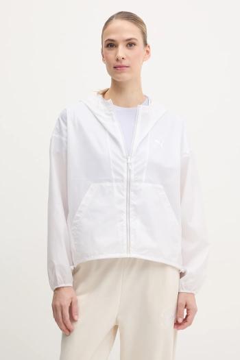 Bunda Puma biela farba, prechodná, oversize, 629917