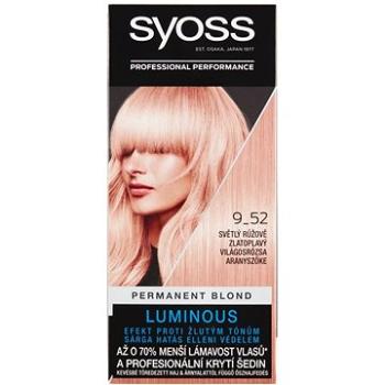 SYOSS Color 9-52 Svetloružová zlatoplavá (50 ml) (9000101098334)