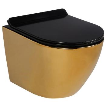 WC csésze Alice II Slim gold/black