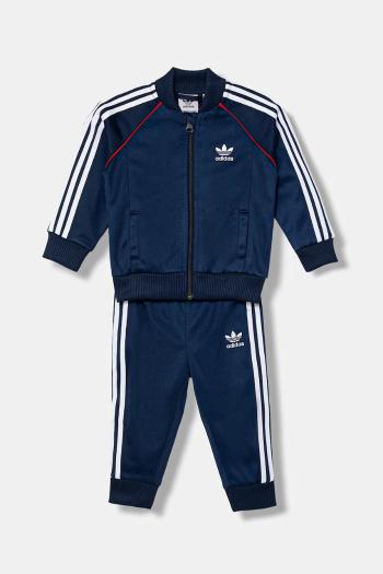 Tepláková súprava pre bábätká adidas Originals tmavomodrá farba, JY0011