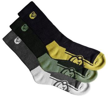 Ridgemonkey ponožky apearel crew socks 3 ks - 39-43