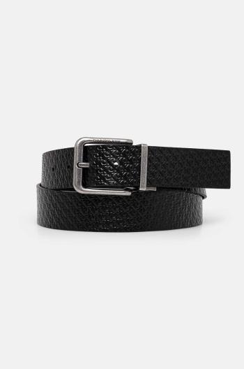 Obojstranný opasok Calvin Klein Jeans pánsky, čierna farba, K50K512083