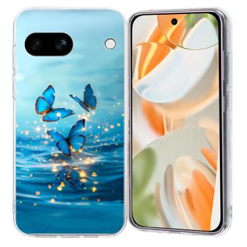 ART TPU Ochranný kryt pre Google Pixel 9a BLUE BUTTERFLIES