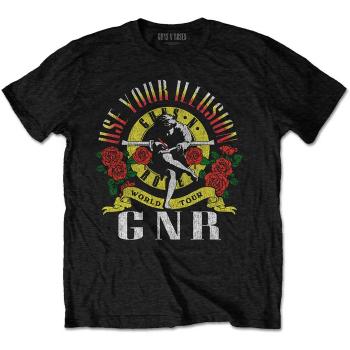 Guns N’ Roses tričko UYI World Tour Čierna XL