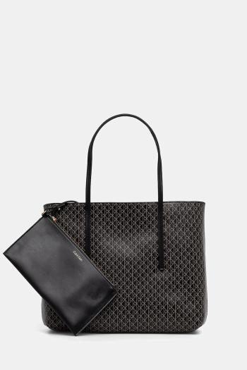 Kabelka Calvin Klein hnedá farba, LV04F3267G