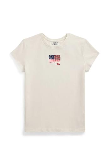 Tričko Polo Ralph Lauren biela farba, 313971138001
