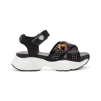 Ed Hardy  Flaming sandal black  Sandále Čierna