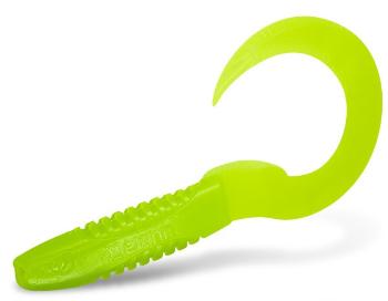 Delphin gumová nástraha twistax  eel tail uvs greench 5 ks - 6 cm