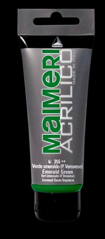MAIMERI ACRILICO - Akrylové farby 356 - emerald green, 0,075 L