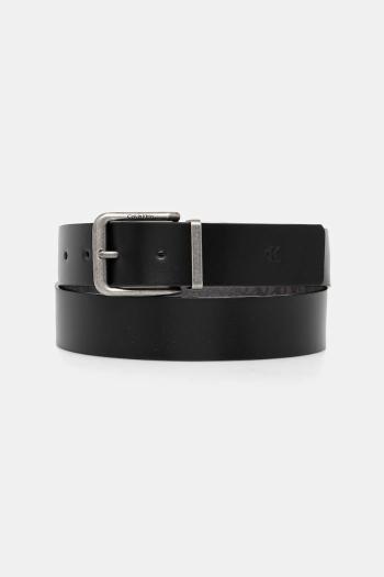 Obojstranný opasok Calvin Klein Jeans pánsky, čierna farba, LV04G7029G