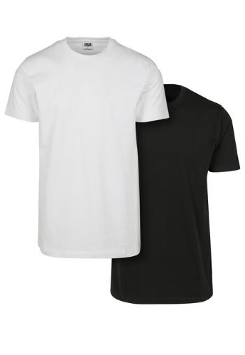 Urban Classics Basic Tee 2-Pack black/white - 5XL