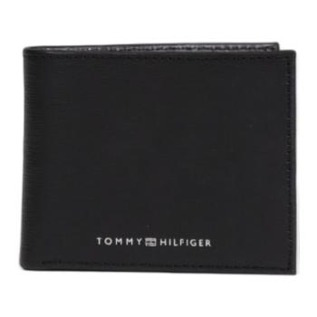 Tommy Hilfiger  TH PLAQUE MINI CC AM0AM12509  Peňaženky Čierna