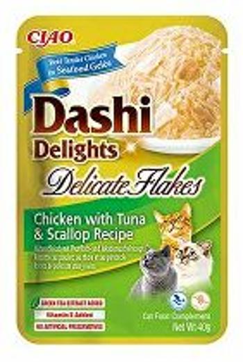 Churu Cat Dashi Delights Deli Flakes Chick&Tun&Scal40g 3 + 1 ZADARMO