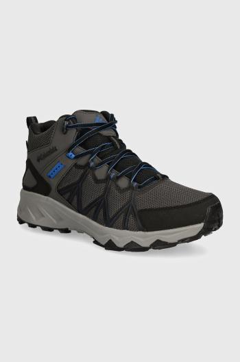 Topánky Columbia Peakfreak II Mid Outdry pánske, šedá farba, 2100691