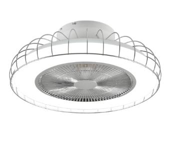 LED ventilátor Reality Sandfjord chróm R64122106