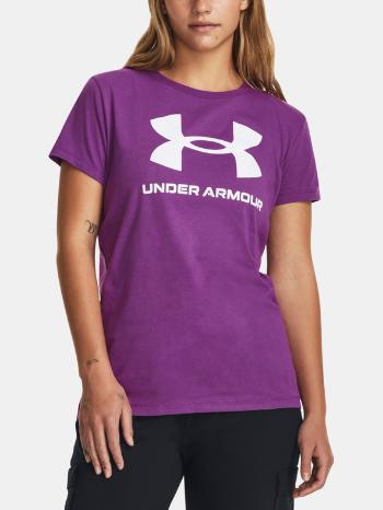 Under Armour UA W Sportstyle Logo SS Póló Lila