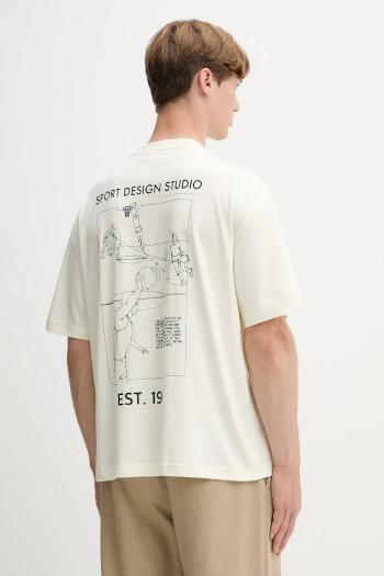 Tričko adidas Originals Asd Fastbrk Tee pánske, žltá farba, s potlačou, JW6643