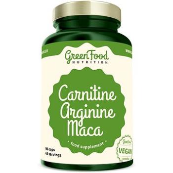 GreenFood Nutrition Carnitin Arginin Maca 90 kapsúl (8594193920488)