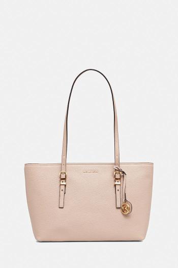 Kožená kabelka MICHAEL Michael Kors QUINN ružová farba, 30T5GQNT2L