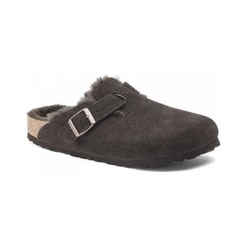 Birkenstock  Boston shearling leve  Sandále Hnedá