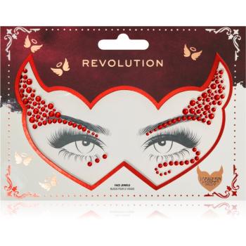 Makeup Revolution Truly Sinful Face Gems nálepky na tvár 2 g