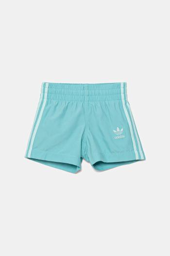 Detské plavkové šortky adidas Performance tyrkysová farba, JI9207