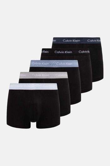 Boxerky Calvin Klein Underwear 5-pak pánske, čierna farba, 000NB2734A