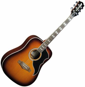 Eko guitars Ranger VI VR EQ Honey Burst Elektroakustická gitara Dreadnought