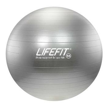 Lifefit anti-burst 55 cm, strieborná (4891223119497)