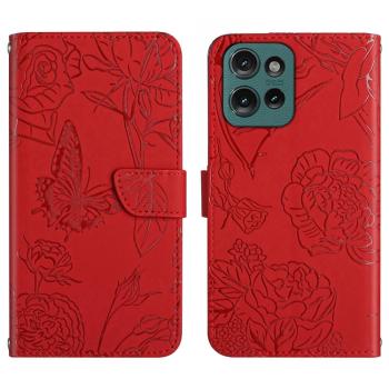 ART BLOSSOM Peňaženkový obal pre Motorola Edge 50 Neo / ThinkPhone 25 červený