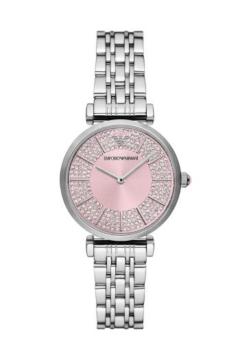 Hodinky Emporio Armani dámske, strieborná farba, AR11686