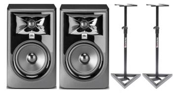 JBL LSR305P MKII Stand SET Aktívny štúdiový monitor 2 ks