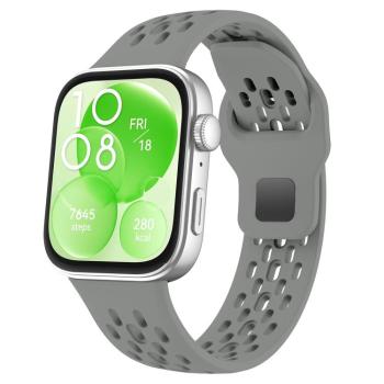AIRY Silikónový remienok pre Huawei Watch Fit 4 / Fit 4 Pro šedý