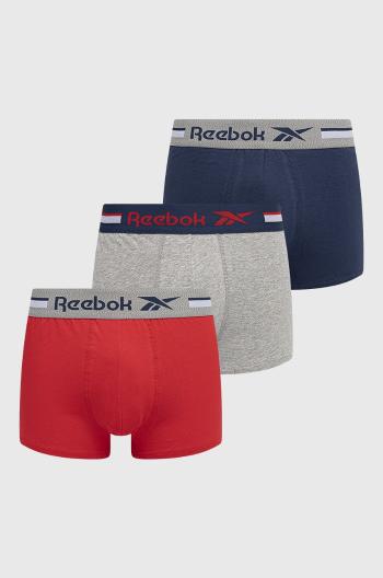 Boxerky Reebok F8395 (3-pak) pánske, tmavomodrá farba