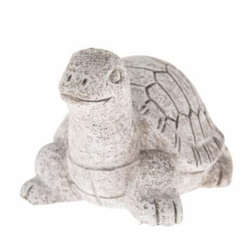 Záhradná dekorácia Korytnačka, betón, 11,5 7,5 8,5 cm, sivá