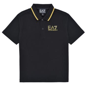 Emporio Armani EA7  POLO 8NBF51  Polokošele s krátkym rukávom Čierna