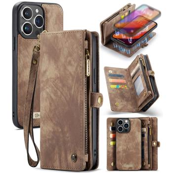 WALLET Ochranný kryt s peňaženkou 2v1 pre Apple iPhone 16 Pro Max hnedý