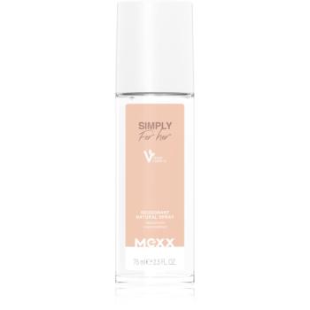 Mexx Simply For Her New deodorant s rozprašovačom pre ženy 75 ml