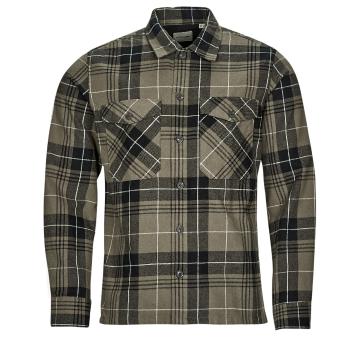 Jack & Jones  JJEJAY OVERSHIRT L/S  Košele s dlhým rukávom Zelená