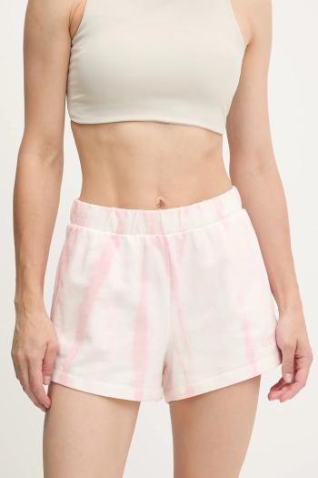 Šortky Guess ružová farba, vzorované, stredne vysoký pás, V5GD11 KCRQ0