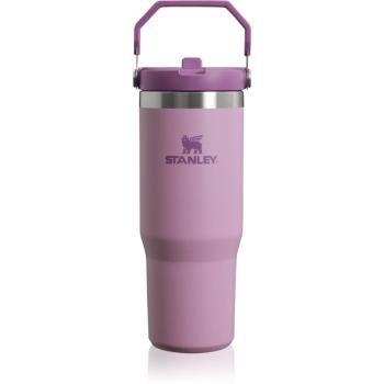 Stanley IceFlow™ Flip Straw Tumbler fľaša na vodu z nehrdzavejúcej ocele Lilac 890 ml