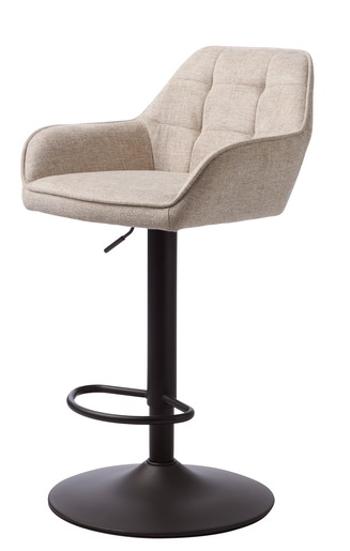 Barová stolička Unique Furniture NOLAN béžová látka 50840000