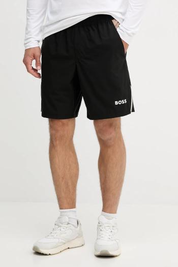 Šortky BOSS Green čierna farba, 50541370
