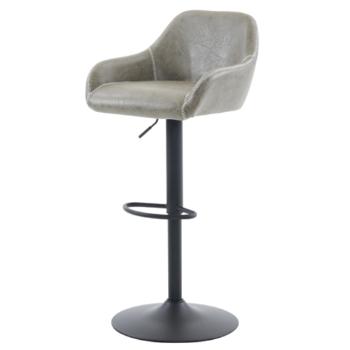 Barová stolička Autronic 51x108 cm sivá ekokoža AUB-716 GREY3