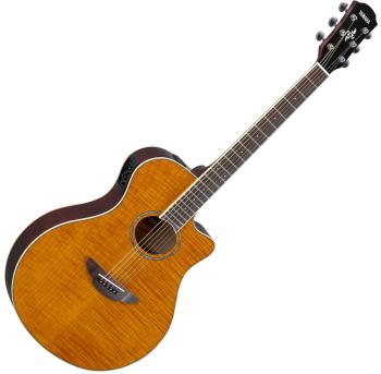 Yamaha APX600 Amber Elektroakustická gitara Jumbo