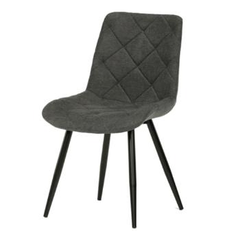 Jedálenská stolička Autronic 52x87 cm sivá látka CT-382 GREY2